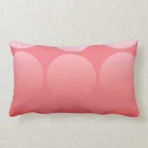 Pink Dot Throw Pillow