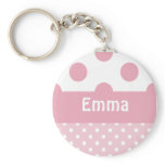 Pink Dots Keychain keychains