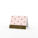 Pink Dots Note Card (Customizable)