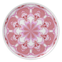 Pink Double Flower Plate