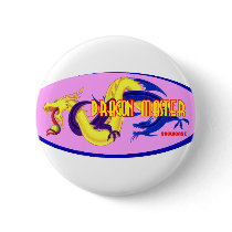Pink Dragon Button buttons