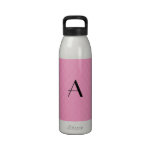 Pink dragon scales monogram reusable water bottles