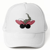 Pink Dragonfly Mesh Hats