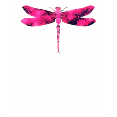 Pink Dragonfly Shirt by dragonflyworld