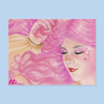 Pink Dreams BCA ART Postcard postcards