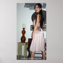 Pink Dress Poster