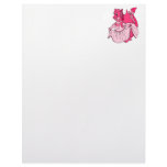 Pink Dress Up Dragon Letterhead Design