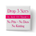 Pink Drop 3 Square buttons