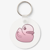 Pink Duck keychains by Marienstl Pink Duck keychains