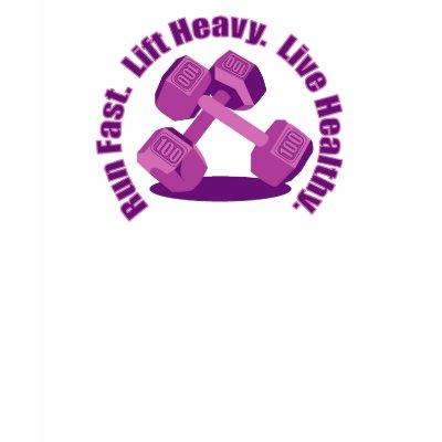 Pink Dumbbells Basic Slogan T-shirt by magyss