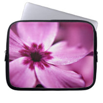 Pink Dwarf Phlox flower laptop sleeve laptop sleeves