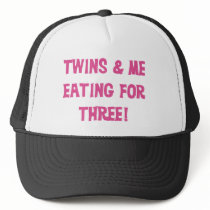 Pink Eating For Three hats