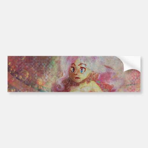 Pink Effervescence Bumper Sticker