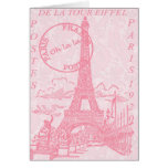 Pink Eiffel Greeting Cards