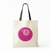 Pink Eightball Tote Bag