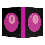 Pink Eightball binders