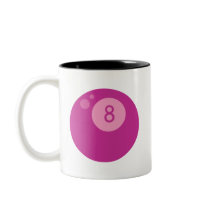 Pink Eightball Mug