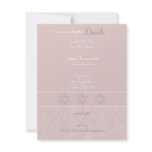 PInk Elegance Bat Mitzvah Invitations