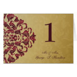 pink Elegant table seating card