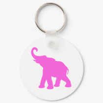 Pink Elephant keychains by alternateworlds Pink Elephant keychains