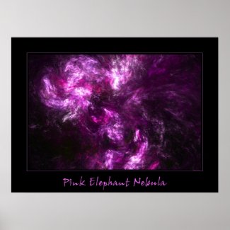 Pink Elephant Nebula print
