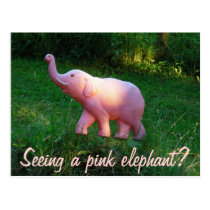 Pink Elephant Post Cards