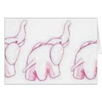 Pink Elephants On Parade cards