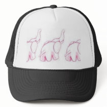 Pink Elephants On Parade hats