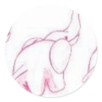 Pink Elephants On Parade stickers