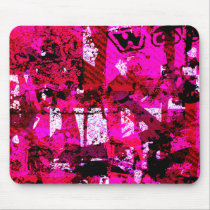 Pink Emo Collage mousepads