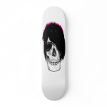Pink Emo Rockstar Skulls Skateboards
