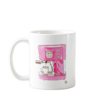 Pink Espresso Maker Mug