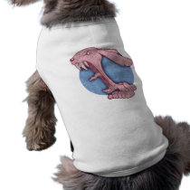 Pink Evil Bunny Doggie Tee Shirt