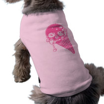 Pink Evil Ice Cream pet clothing by evilinpink Pink Evil Ice Cream pet clothing