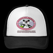 Pink Eye Panda Hat hats