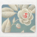 Pink Eye Rose Vintage Wallpaper Mouse Pads