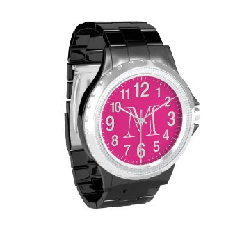 Pink Face Watches for Women with Large Numbers