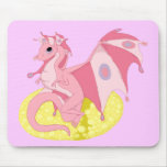 Pink Fae Dragon Hatchling Mousepad