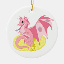 Pink Fae Dragon Hatchling Ornament