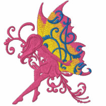 Pink Fairy embroidered shirts