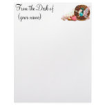 Pink Fairy on a Donut Letterhead