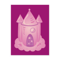 Pink Fairytale Castle postcards