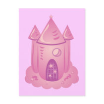 Pink Fairytale Castle postcards by toxiferous Pink Fairytale Castle postcards