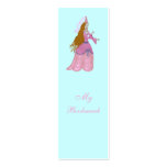 Pink Fairytale Princess (Mini) Bookmark Business Card Template
