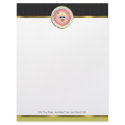 Pink families on Duty Seal Customize Letterhead