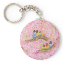 Pink Family Bliss Keychain