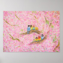 Pink Family Bliss Posters