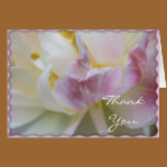 Pink Fancy Tulip Thank You Note cards