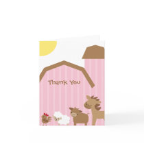 Pink Farm Note Cards