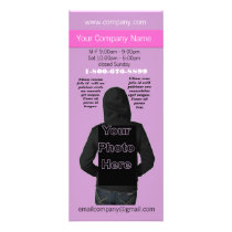 Pink Fashion Diva Rack Card rack cards
